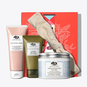 A gift set of four spa items